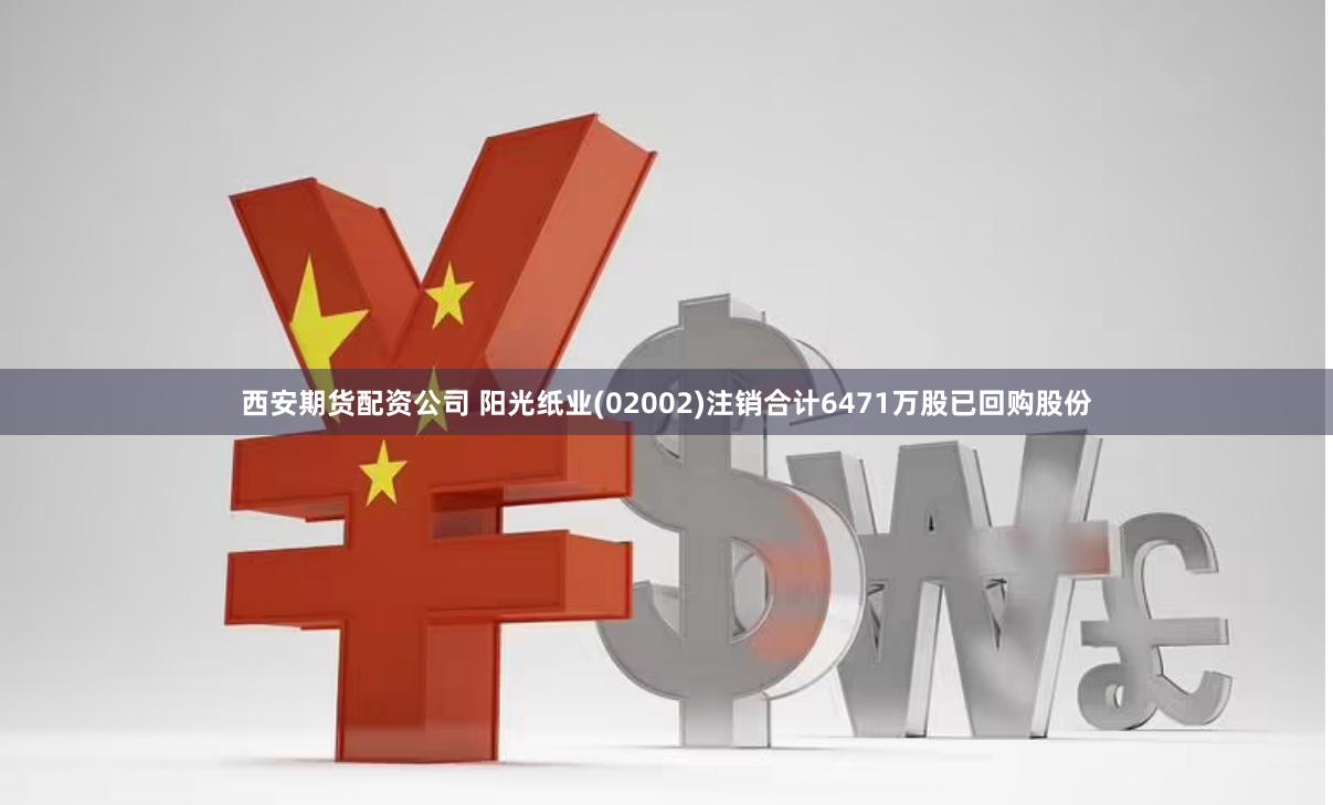 西安期貨配資公司 陽(yáng)光紙業(yè)(02002)注銷(xiāo)合計(jì)6471萬(wàn)股已回購(gòu)股份